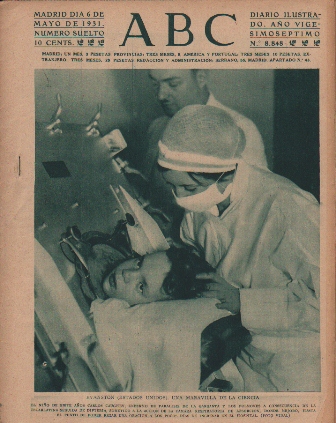 PERIODICO ABC MADRID-SEVILLA 6 DE MAYO DE 1931 Nº 8848 EVANSTON. UNA MARAVILLA DE LA CIENCIA