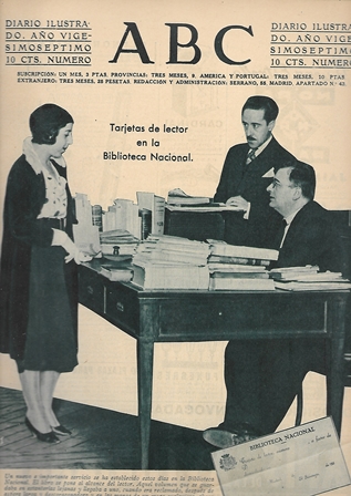 PERIODICO ABC MADRID-SEVILLA 29 DE OCTUBRE DE 1931 .BIBLIOTECA NACIONAL