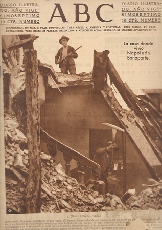 PERIODICO ABC MADRID-SEVILLA 5 DE NOVIEMBRE DE 1931 5, QUAI CONTI, PARIS