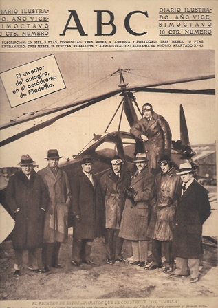 PERIODICO ABC MADRID-SEVILLA  19 DE ENERO DE 1932 Nº9045 APARATO CON CABINA