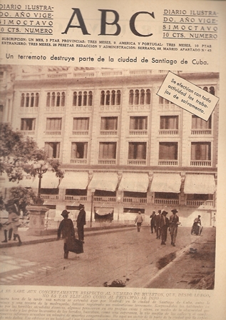 PERIODICO ABC MADRID-SEVILLA 5 DE FEBRERO DE 1932 Nº 9060 TRABAJOS DE SALVAMENTO