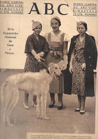 PERIODICO ABC MADRID-SEVILLA 24 DE MAYO DE 1932 Nº 9152 EXPOSICION DE CAZA Y PESCA