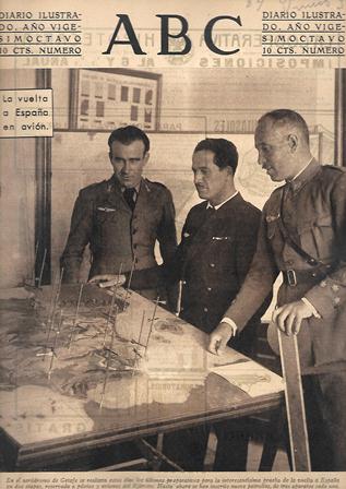 PERIODICO ABC MADRID-SEVILLA 24 DE JUNIO DE 1932 Nº 9178 LA VUELTA A ESPAÑA EN AVION