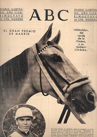 PERIODICO ABC MADRID-SEVILLA 29 DE JUNIO DE 1932 Nº9182 EL GRAN PREMIO DE MADRID