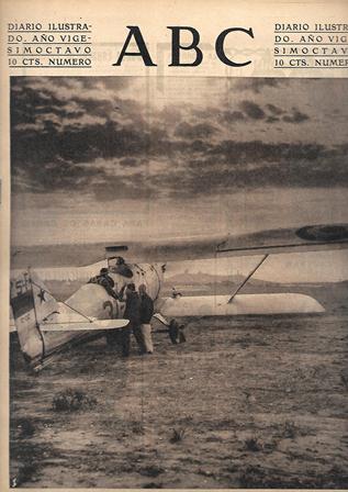 PERIODICO ABC MADRID-SEVILLA 2 DE JULIO DE 1932 Nº9185 LA VUELTA A ESPAÑA EN AVION