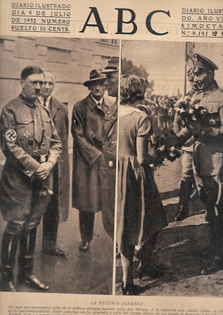PERIODICO ABC MADRID-SEVILLA 9 DE JULIO DE 1932 Nº9191 LA POLITICA ALEMANA