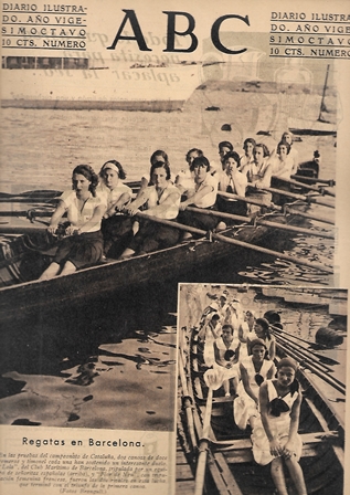 PERIODICO ABC MADRID-SEVILLA 13 DE JULIO DE 1932 Nº9194 REGATAS EN BARCELONA