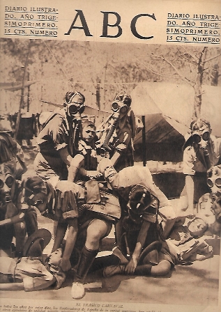 PERIODICO ABC MADRID-SEVILLA 27 DE JULIO DE 1935 Nº10039 EL TRAGICO CARNAVAL
