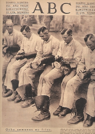 PERIODICO ABC MADRID-SEVILLA 18 DE JULIO DE 1935 Nº 10031 OCHO SEMANAS EN FILAS