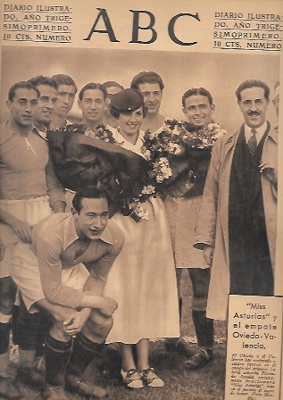 PERIODICO ABC MADRID-SEVILLA 25 DE ABRIL DE 1935 Nº9959 MISS ASTURIAS