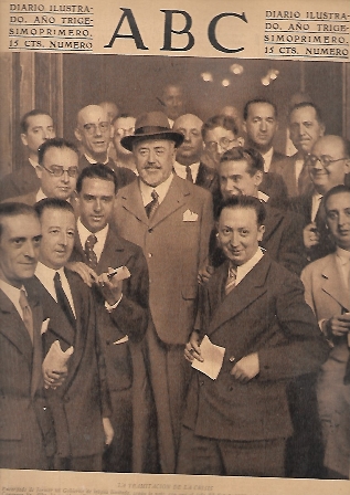 PERIODICO ABC MADRID-SEVILLA 25 SEPTIEMBRE DE 1935 Nº10089 LA TRAMITACION DE LA CRISIS