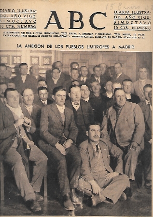 PERIODICO ABC MADRID-SEVILLA 15 DE ENERO DE 1932 Nº9042 REUNION EN EL AYUNTAMIENTO