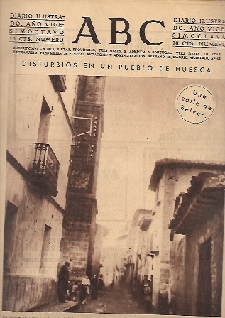 PERIODICO ABC MADRID-SEVILLA 30 DE ENERO DE 1932 Nº9055 CALLE DE BELVER