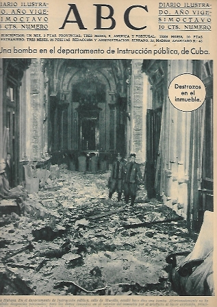PERIODICO ABC MADRID-SEVILLA 4 DE FEBRERO DE 1932 Nº9059 DESTROZOS EN EL INMUEBLE