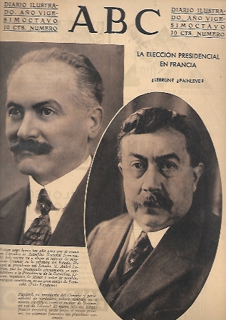 PERIODICO ABC MADRID-SEVILLA 11 DE MAYO DE 1932 Nº9141 ELECCION PRESIDENCIAL EN FRANCIA