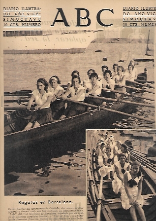 PERIODICO ABC MADRID-SEVILLA 13 DE JULIO DE 1932 Nº9194 REGATAS EN BARCELONA