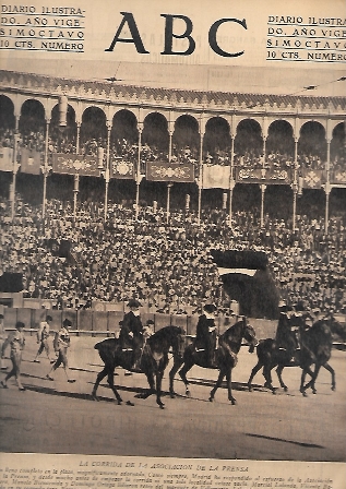 PERIODICO ABC MADRID-SEVILLA 15 DE JULIO DE 1932 Nº9196 CORRIDA DE ASOCIACION DE LA PRENSA