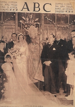 PERIODICO ABC MADRID-SEVILLA 4 DE JULIO DE 1934 Nº9706 LA BODA DE GIL ROBLES