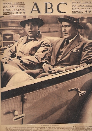 PERIODICO ABC MADRID-SEVILLA 6 DE JULIO DE 1934 Nº9708 STRASSER Y GOERING