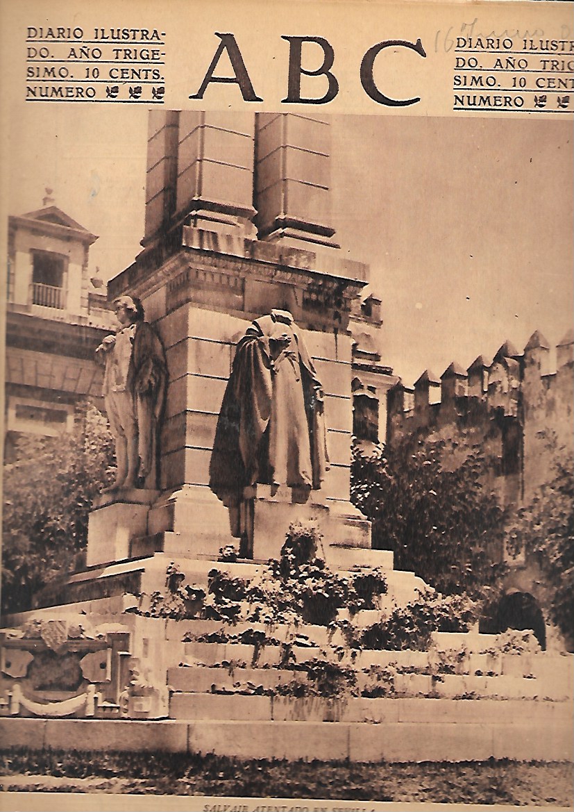 PERIODICO ABC MADRID-SEVILLA 16 DE JUNIO DE 1934 Nº9691 SALVAJE ATENTADO EN SEVILLA