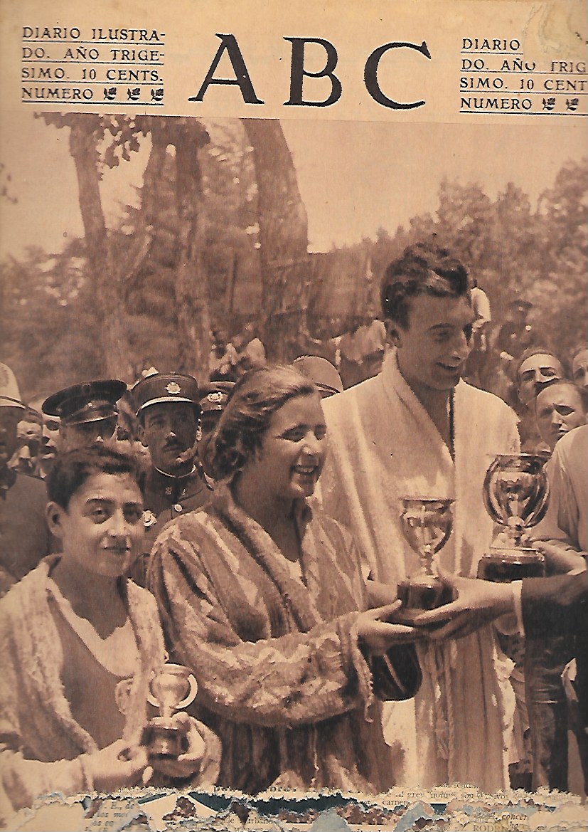 PERIODICO ABC MADRID-SEVILLA 27 DE JUNIO DE 1934 Nº9700