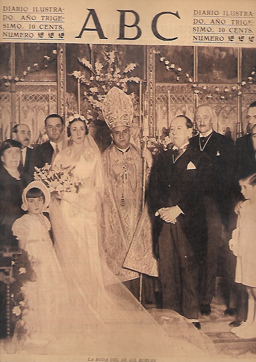 PERIODICO ABC MADRID-SEVILLA 4 DE JULIO DE 1934 Nº9706 BODA DE GIL ROBLES