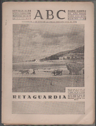 PERIODICO ABC DE SEVILLA 11 DE SEPTIEMBRE DE 1938 Nº 11008
