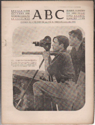PERIODICO ABC DE SEVILLA 14 DE OCTUBRE DE 1938 Nº 11036