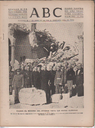 PERIODICO ABC DE SEVILLA 16 DE NOVIEMBRE DE 1938 Nº 11064