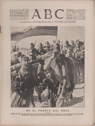 PERIODICO ABC DE SEVILLA 8 DE NOVIEMBRE DE 1938 Nº 11057
