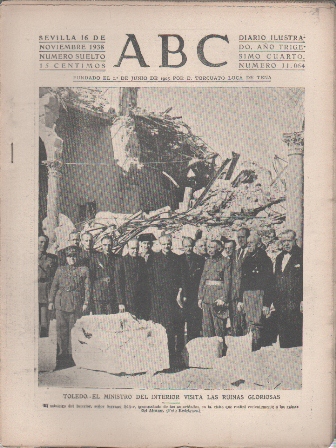 PERIODICO ABC DE SEVILLA 16 DE NOVIEMBRE DE 1938 Nº 11064