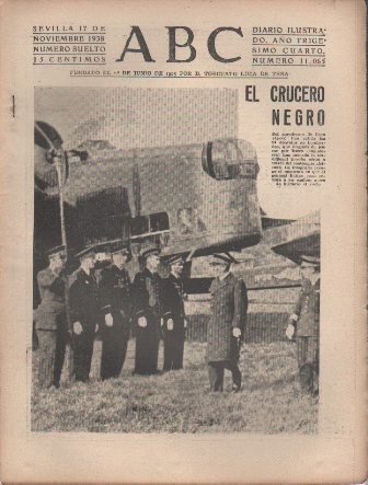 PERIODICO ABC DE SEVILLA 17 DE NOVIEMBRE DE 1938 Nº 11065