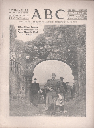 PERIODICO ABC DE SEVILLA 13 DE DICIEMBRE DE 1938 Nº 11087