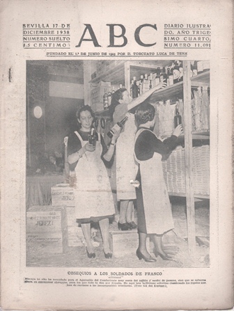 PERIODICO ABC DE SEVILLA 17 DE DICIEMBRE DE 1938 Nº 11091