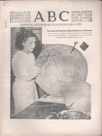 PERIODICO ABC DE SEVILLA 18 DE DICIEMBRE DE 1938 Nº 11092