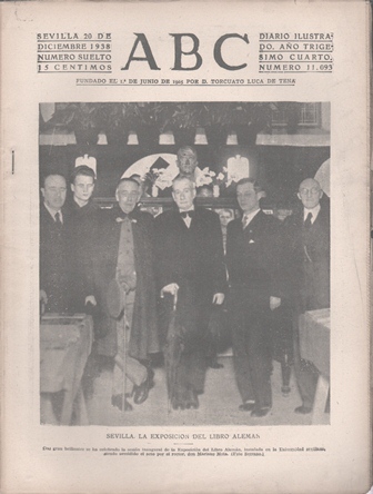 PERIODICO ABC DE SEVILLA 20 DE DICIEMBRE DE 1938 Nº 11093