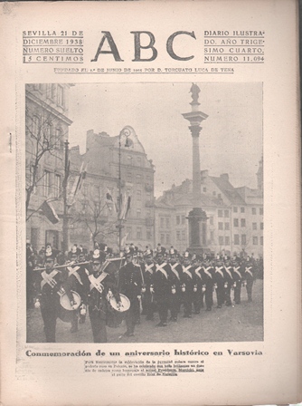 PERIODICO ABC DE SEVILLA 21 DE DICIEMBRE DE 1938 Nº 11094