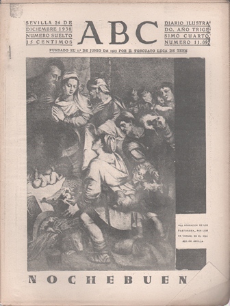 PERIODICO ABC DE SEVILLA 24 DE DICIEMBRE DE 1938 Nº 11097