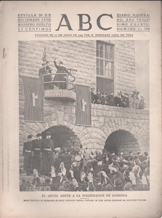 PERIODICO ABC DE SEVILLA 28 DE DICIEMBRE DE 1938 Nº 11099