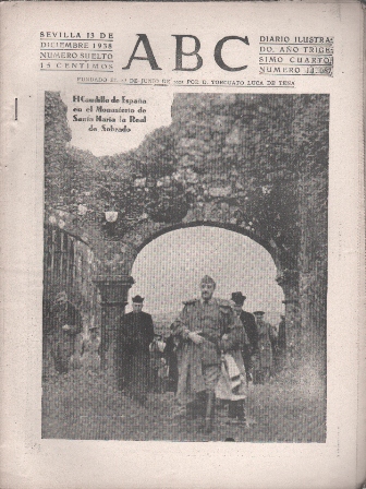 PERIODICO ABC DE SEVILLA 13 DE DICIEMBRE DE 1938 Nº 11087
