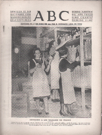 PERIODICO ABC DE SEVILLA 17 DE DICIEMBRE DE 1938 Nº 11091