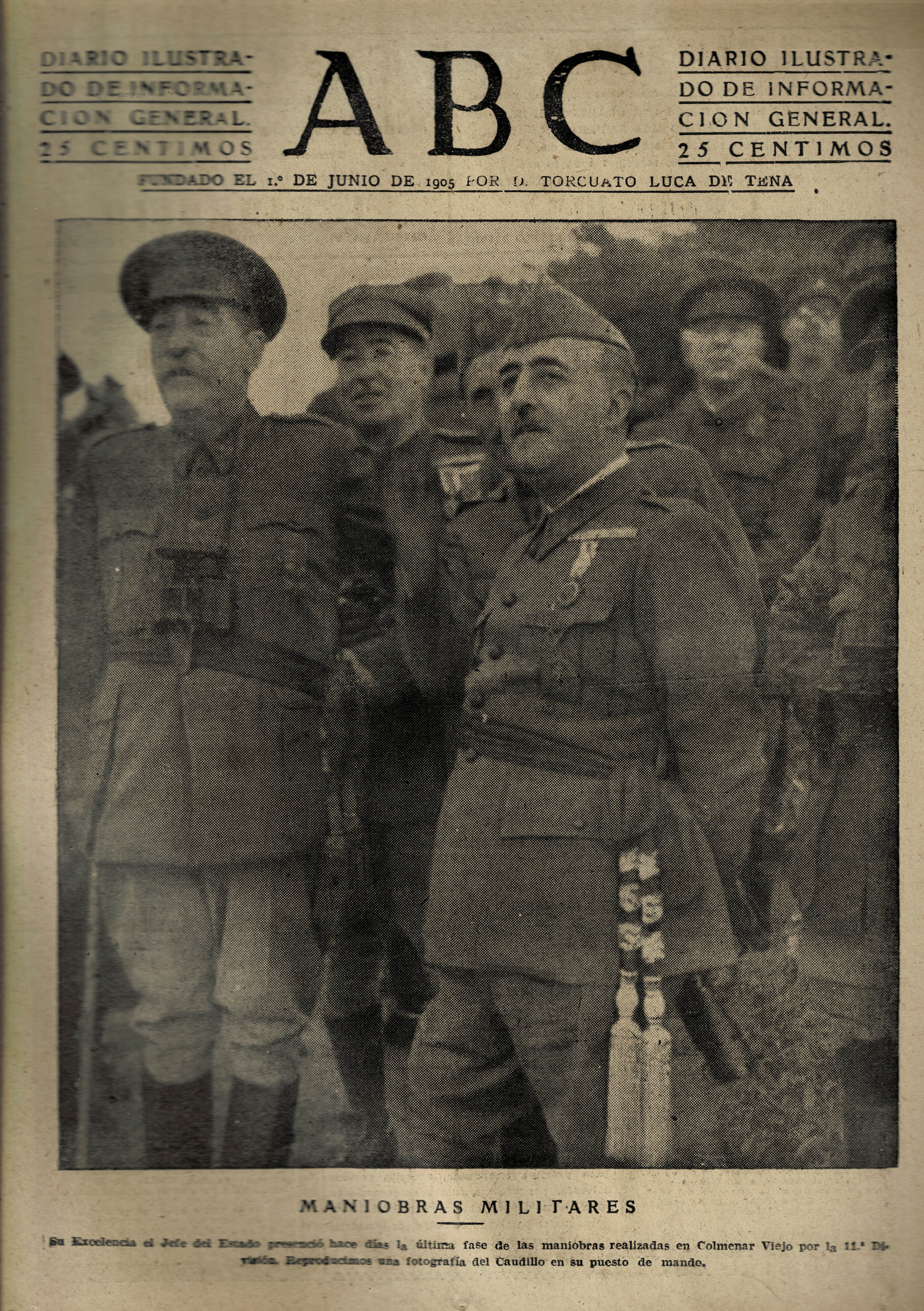 PERIODICO ABC MADRID-SEVILLA 15 DE OCTUBRE DE 1942