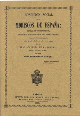 CONDICION SOCIAL DE LOS MORISCOS DE ESPAÑA (EDICION FACSIMIL)