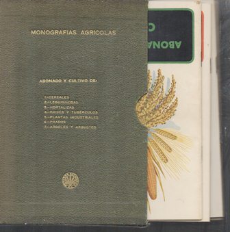 MONOGRAFIAS AGRICOLAS ABONADO Y CULTIVO DE…(ESTUCHE CON 7 LIBRITOS)