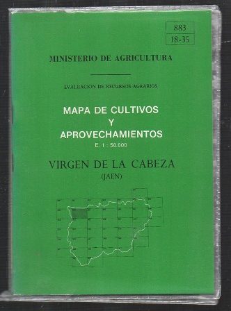 MAPA DE CULTIVOS Y APROVECHAMIENTOS - VIRGEN DE LA CABEZA (JAEN)