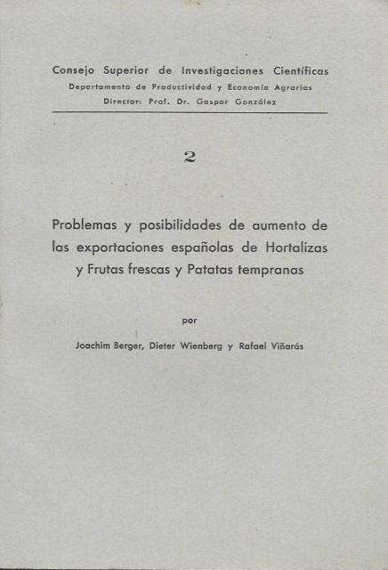 PROBLEMAS Y POSIBILIDADES DE AUMENTO DE LAS EXPORTACIONES ESPAÑOLAS…