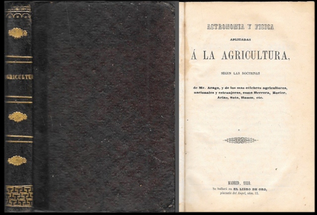 ASTRONOMIA Y FISICA APLICADAS A LA AGRICULTURA (CUATRO OBRAS)….