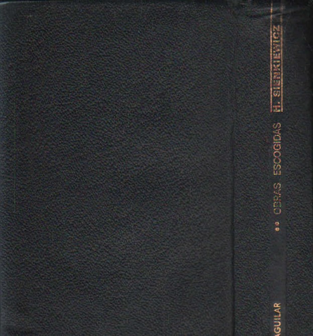 HENRYK SIENKIEWICZ, OBRAS ESCOGIDAS TOMO II. AGUILAR