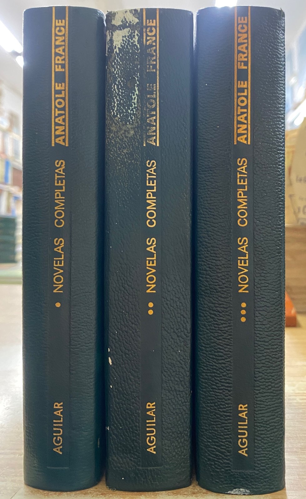 ANATOLE FRANCE, NOVELAS COMPLETAS (TRES TOMOS)