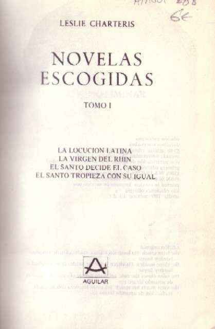 NOVELAS ESCOGIDAS. TOMO I.